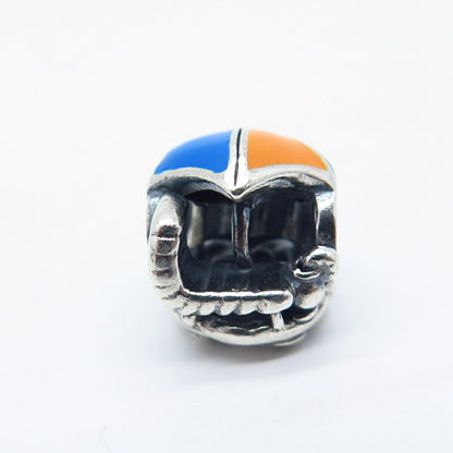 925 Sterling Silver Chamilia Colorful Enamel Bead Charm