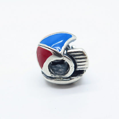 925 Sterling Silver Chamilia Colorful Enamel Bead Charm