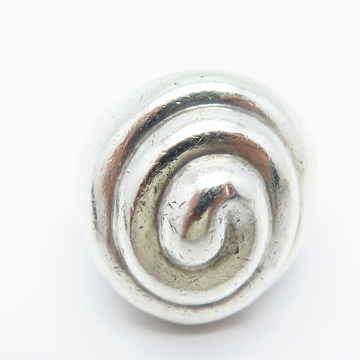 925 Sterling Silver Vintage Mexico Spiral Ring Size 7.75