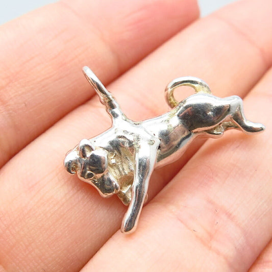 925 Sterling Silver Vintage Bull / Bullfighting Pendant