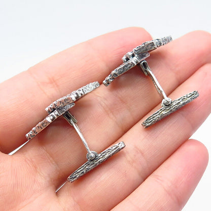 925 Sterling Silver Antique Ornate Cufflinks