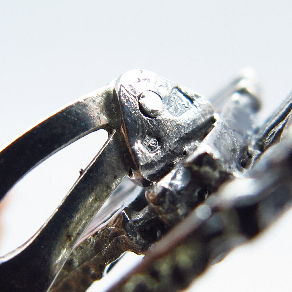 925 Sterling Silver Antique Ornate Cufflinks