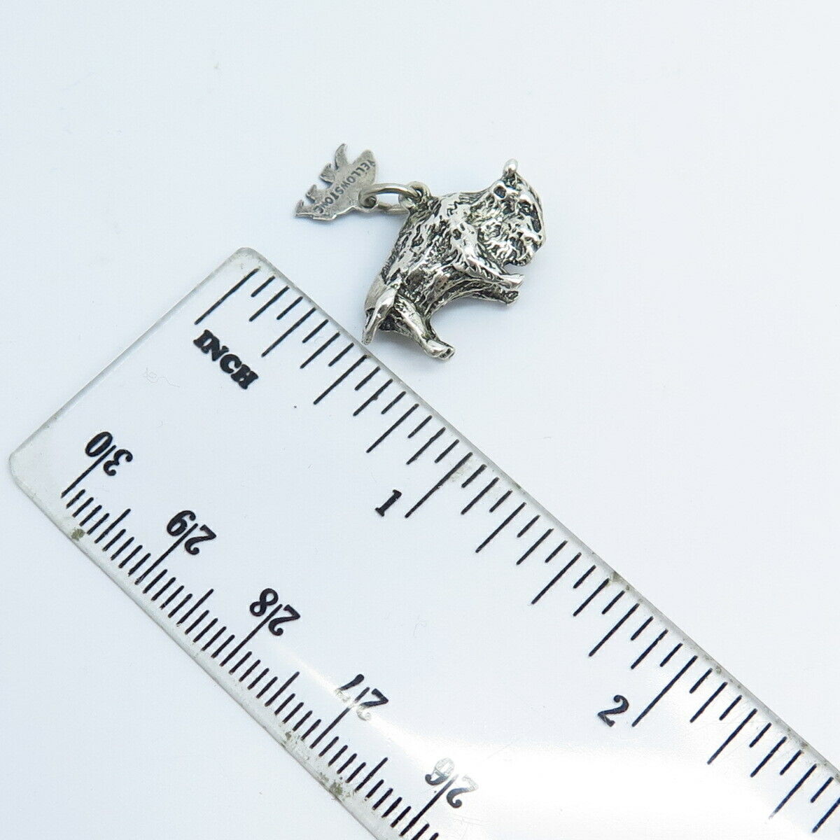 925 Sterling Silver Vintage Bull Charm Pendant