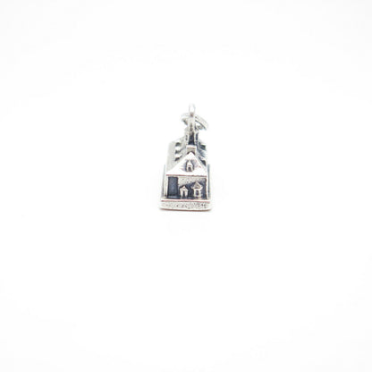 925 Sterling Silver Vintage Mount Vernon Charm Pendant