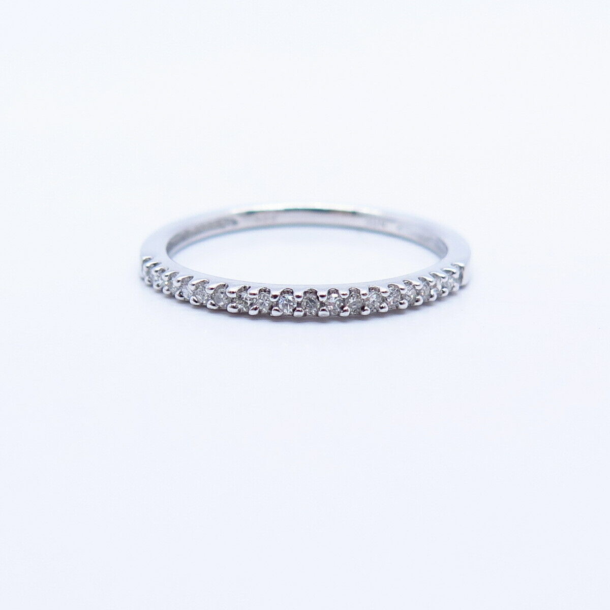 925 Sterling Silver SUN Real Diamonds Eternity Ring