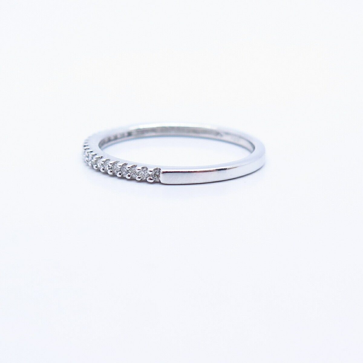 925 Sterling Silver SUN Real Diamonds Eternity Ring