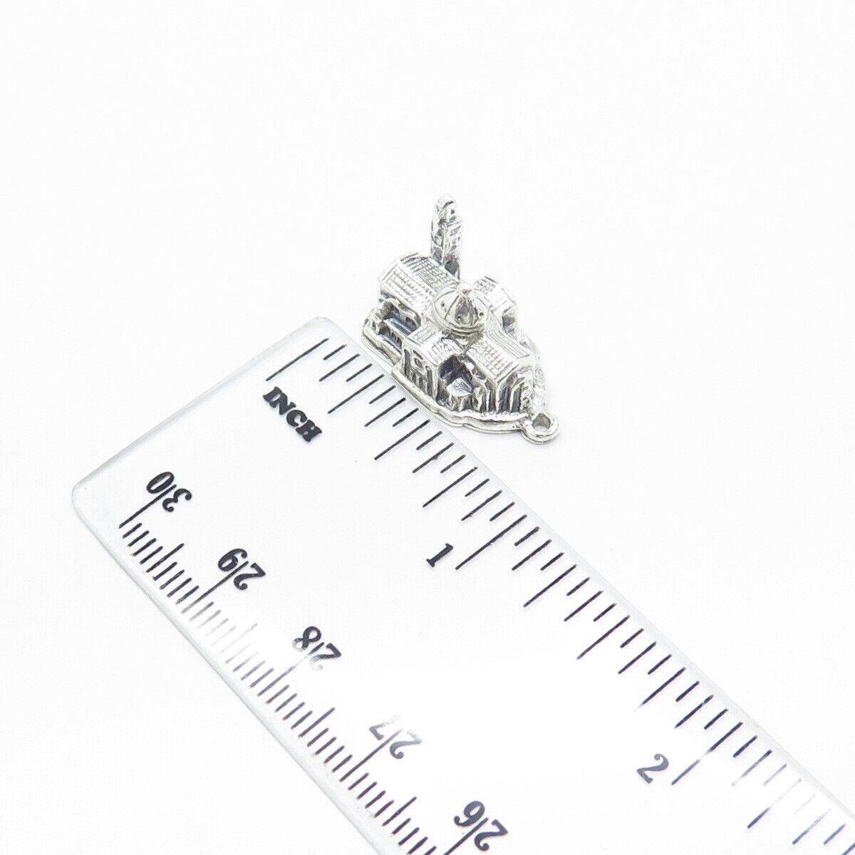 925 Sterling Silver Vintage Creed Washington DC Charm Pendant