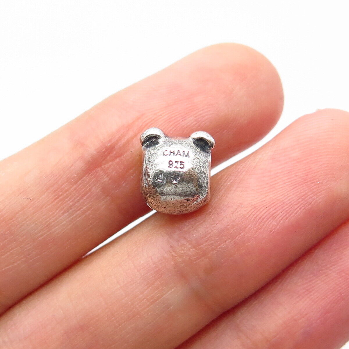 925 Sterling Silver Chamilia Bear Bead Charm