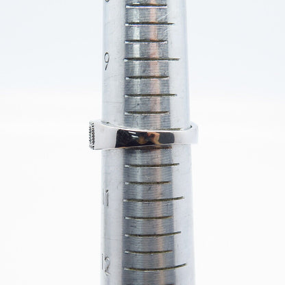 925 Sterling Silver Pave C Z Ring Size 10.25