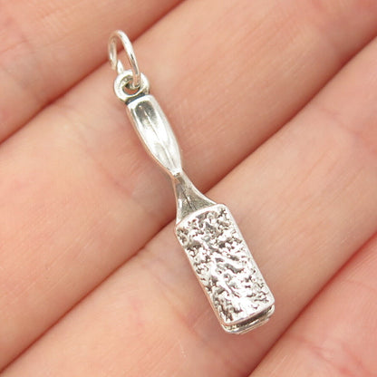 925 Sterling Silver Vintage Sunwest Hair Brush Pendant