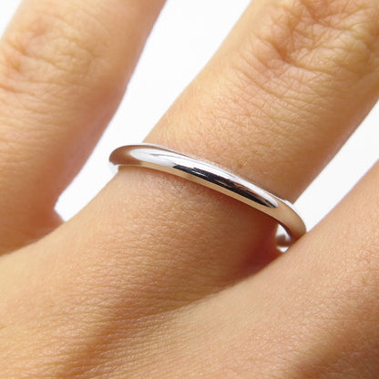 925 Sterling Silver Classic Band Ring Size 7