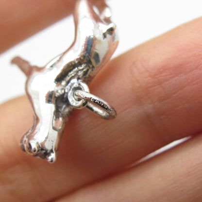 925 Sterling Silver Vintage Danecraft Dog Charm Pendant