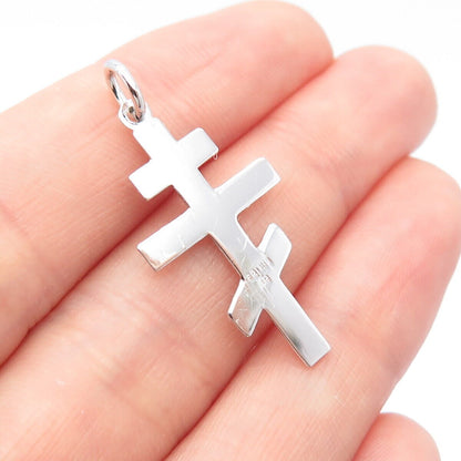 925 Sterling Silver Vintage Cross Pendant