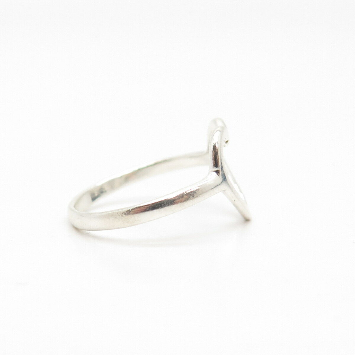 925 Sterling Silver Open Heart Ring