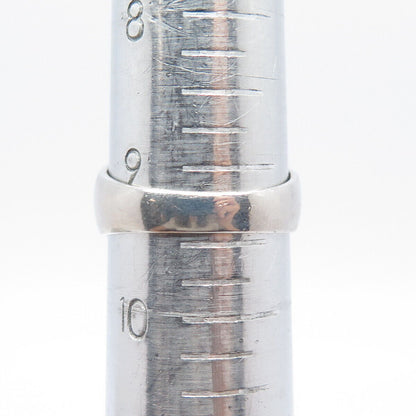 925 Sterling Silver Vintage Real Smoky Quartz Cutout Square Ring Size 9.25