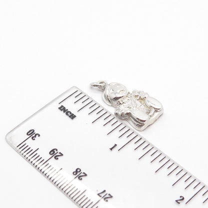 925 Sterling Silver Vintage Baby Charm Pendant