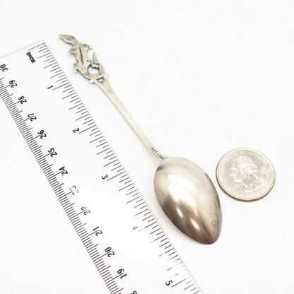 925 Sterling Antique "Dania Beach Florida" Crocodile Design Spoon