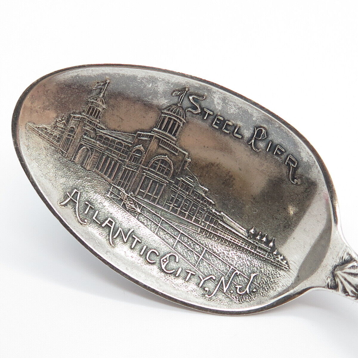 925 Sterling Silver Vintage Paye & Baker Steel Pier Atlantic City Tea Spoon