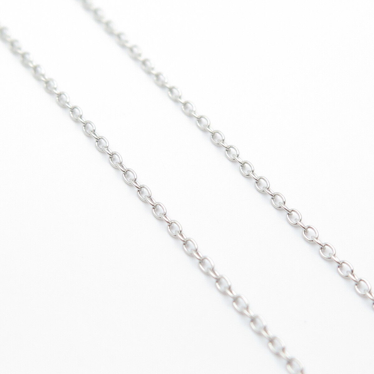 925 Sterling Silver Cable Chain Necklace 18"