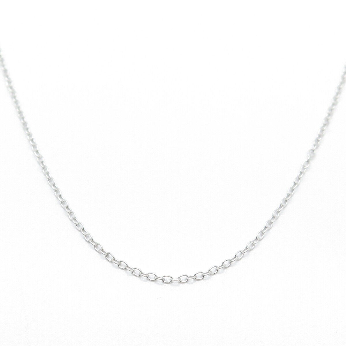 925 Sterling Silver Cable Chain Necklace 18"