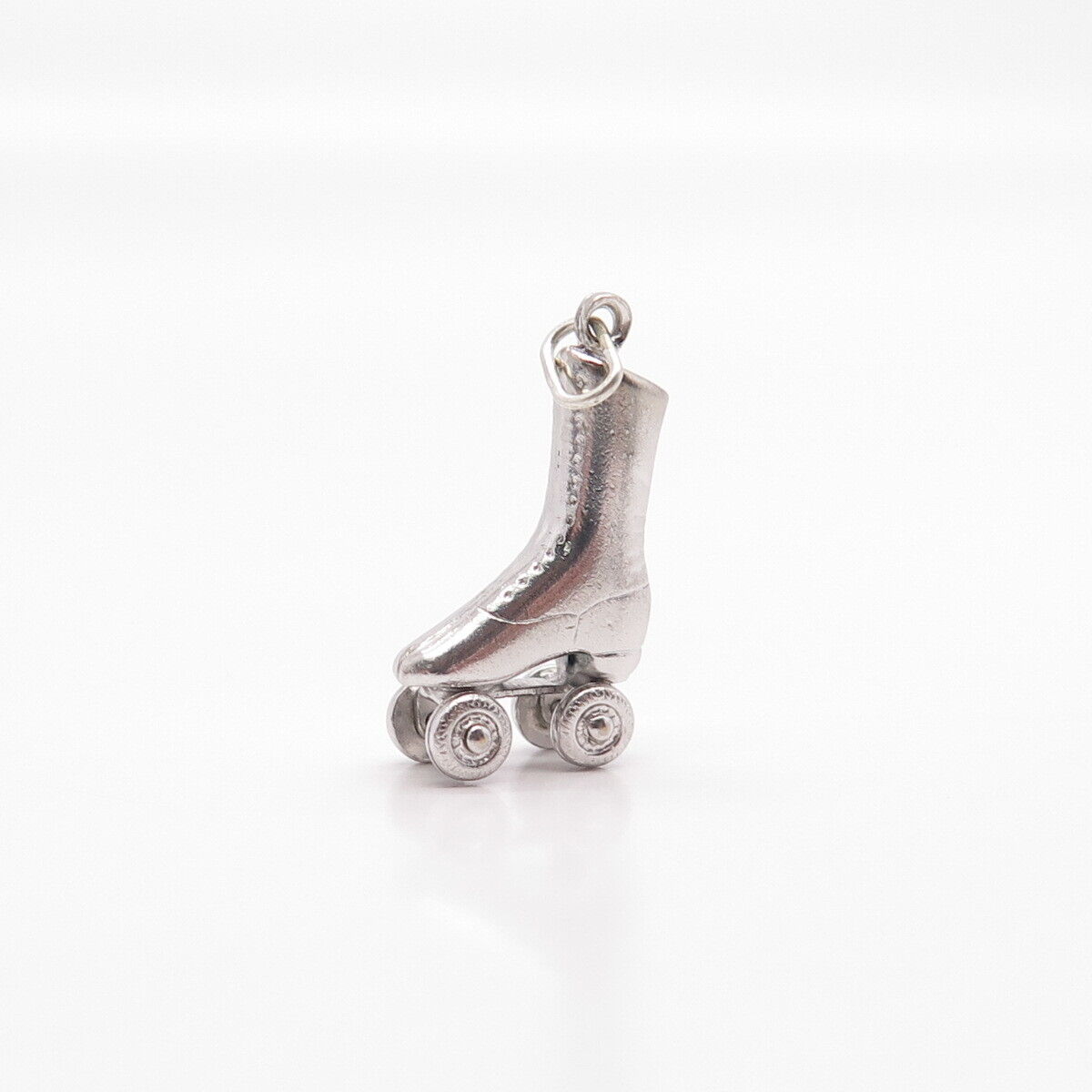 925 Sterling Silver Vintage Roller Skate Charm Pendant