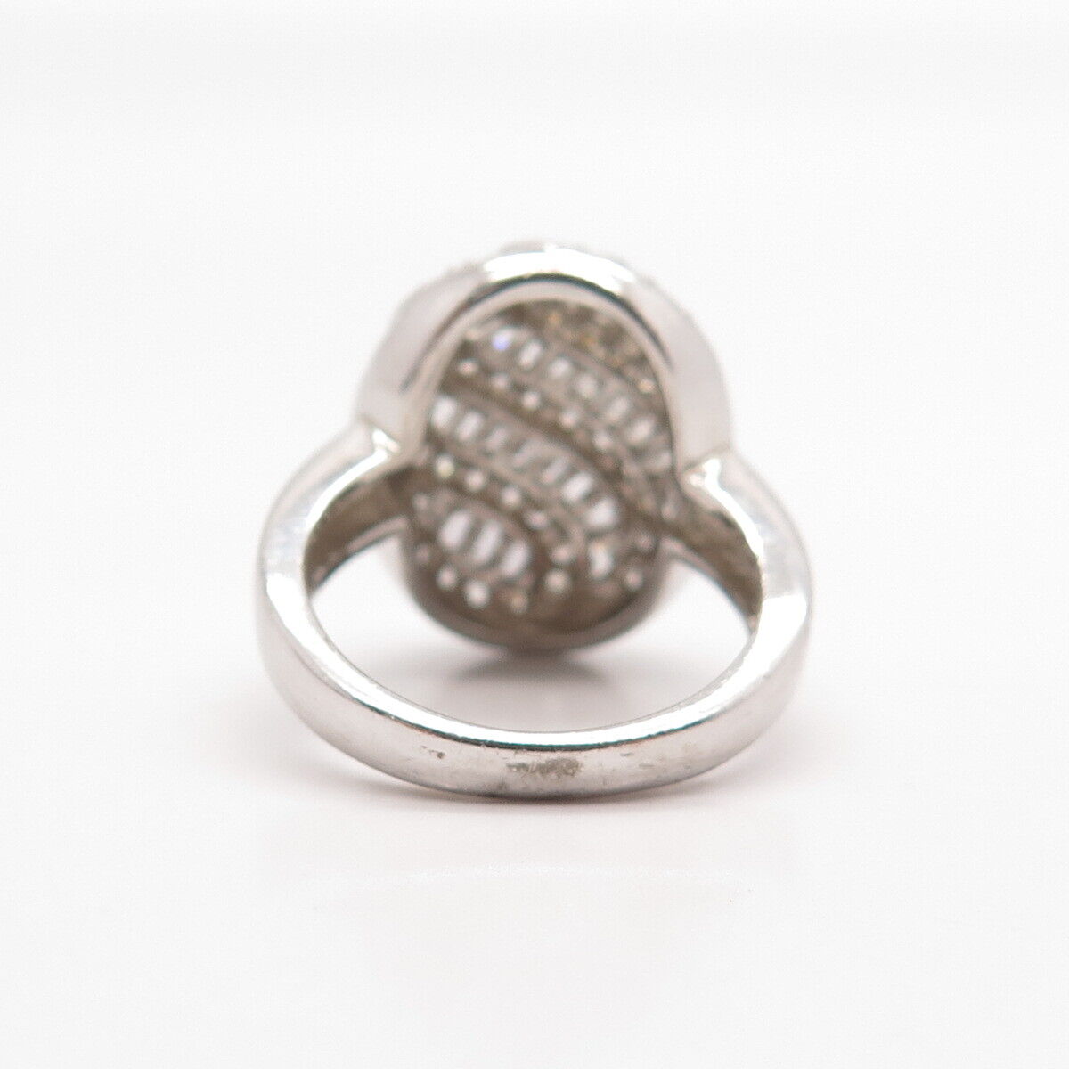 925 Sterling Silver Multi-C Z Ring Size 6.25