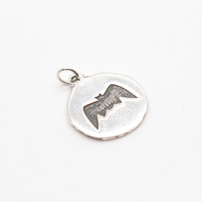 925 Sterling Silver Bat Charm Pendant