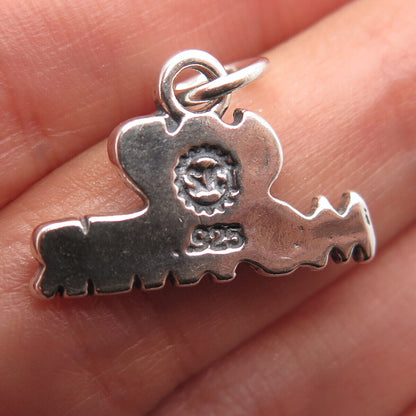 925 Sterling Silver Vintage "God Mother" Charm Pendant