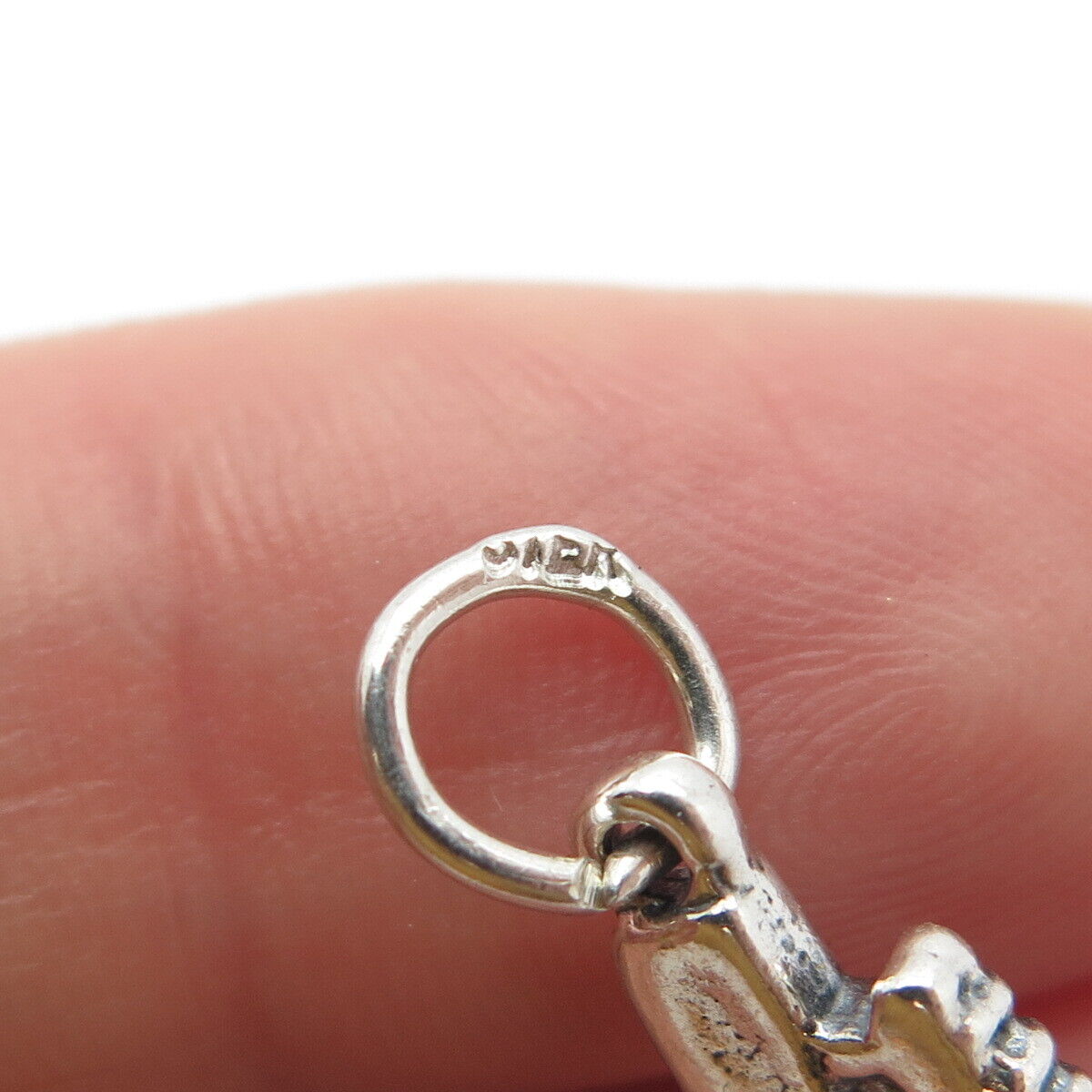 925 Sterling Silver Vintage Ice Skating Shoe Charm Pendant