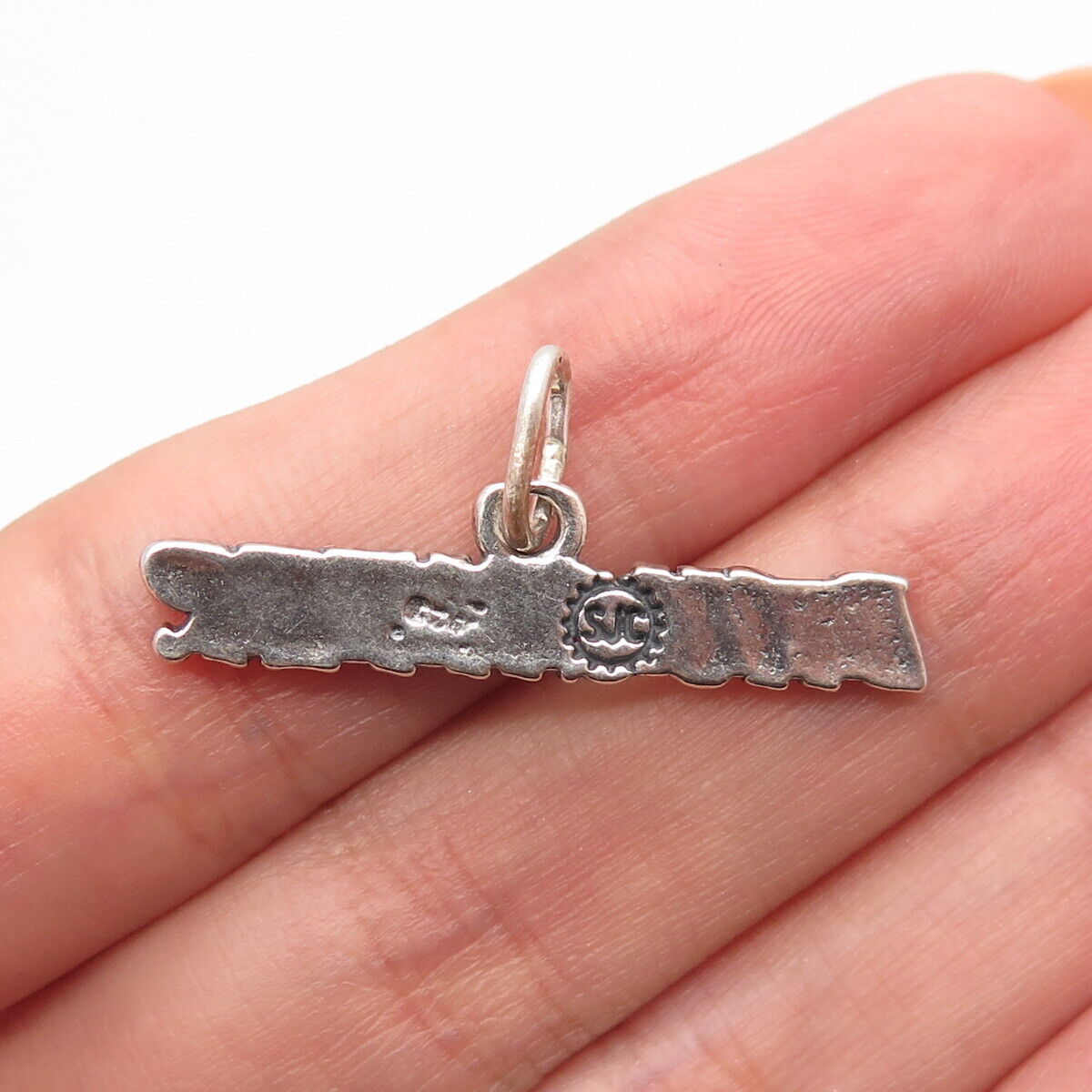 925 Sterling Silver Vintage "Daughter" Charm Pendant