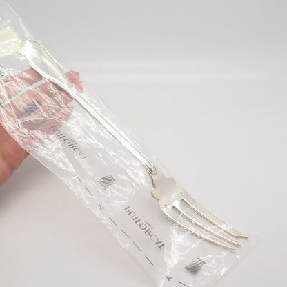 925 Sterling Silver Paris PUIFORCAT Brand-New "Noailles" Collection Serving Fork