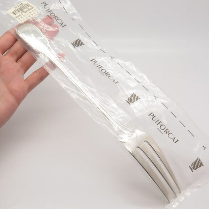 925 Sterling Silver Paris PUIFORCAT Brand-New "Noailles" Collection Serving Fork