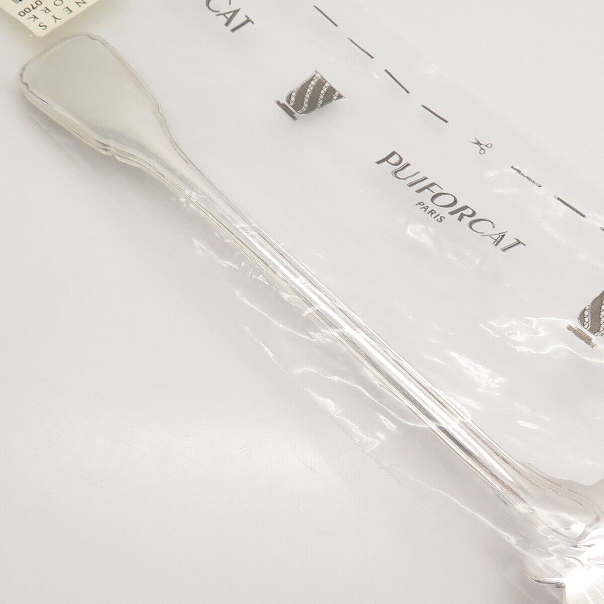 925 Sterling Silver Paris PUIFORCAT Brand-New "Noailles" Collection Serving Fork