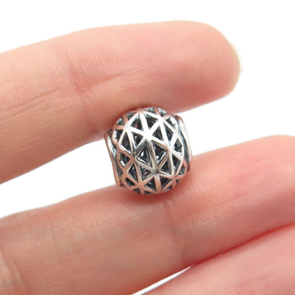 925 Sterling Silver Pandora Woven Bead Charm