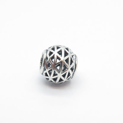 925 Sterling Silver Pandora Woven Bead Charm