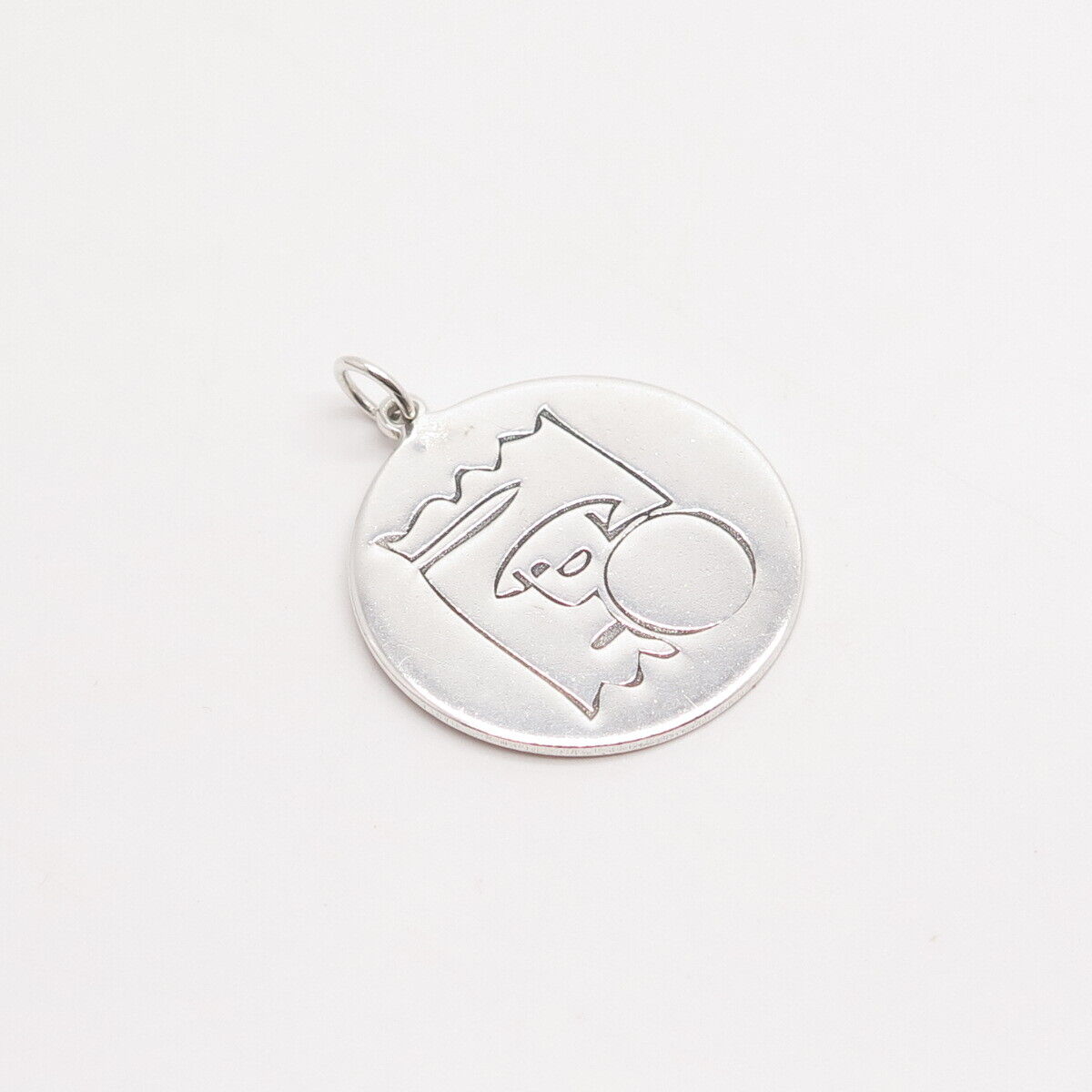 925 Sterling Silver Dog Food Charm Pendant