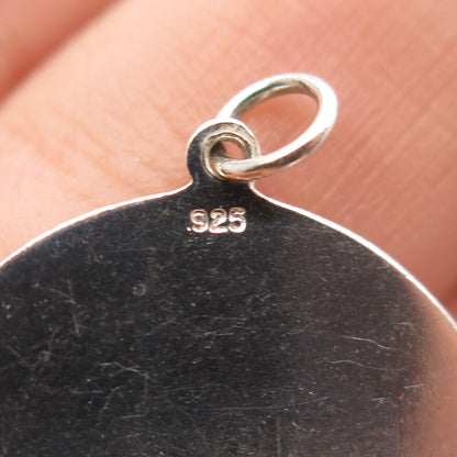 925 Sterling Silver Dog Food Charm Pendant