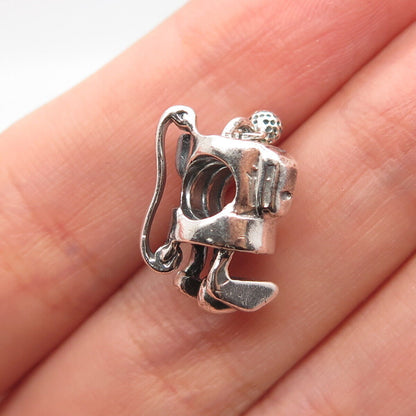 925 Sterling Silver Chamilia Golf Club Bead Charm