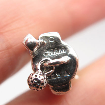 925 Sterling Silver Chamilia Golf Club Bead Charm