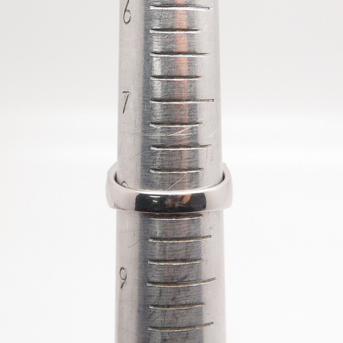 925 Sterling Silver Pave C Z Ring Size 8.25