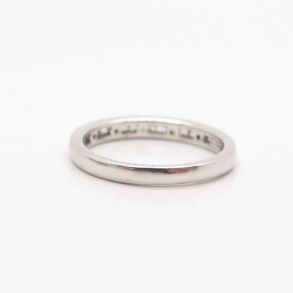 925 Sterling Silver Round-Cut C Z Ring Size 7