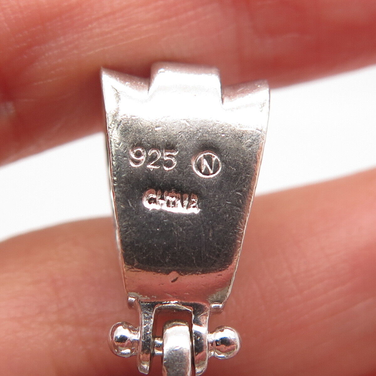 925 Sterling Silver Pave C Z Cross Pendant