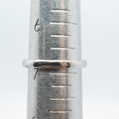 925 Sterling Silver Princess-Cut C Z Granulated Ring Size 7