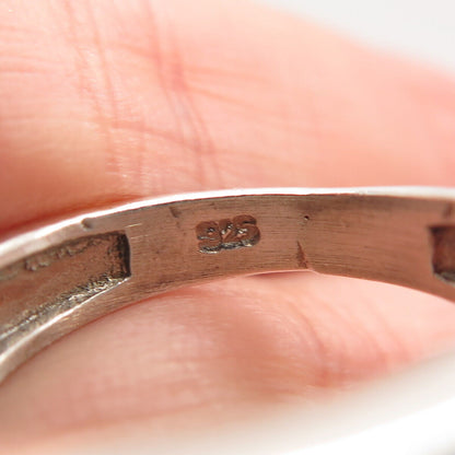 925 Sterling Silver Pave C Z Ring Size 6