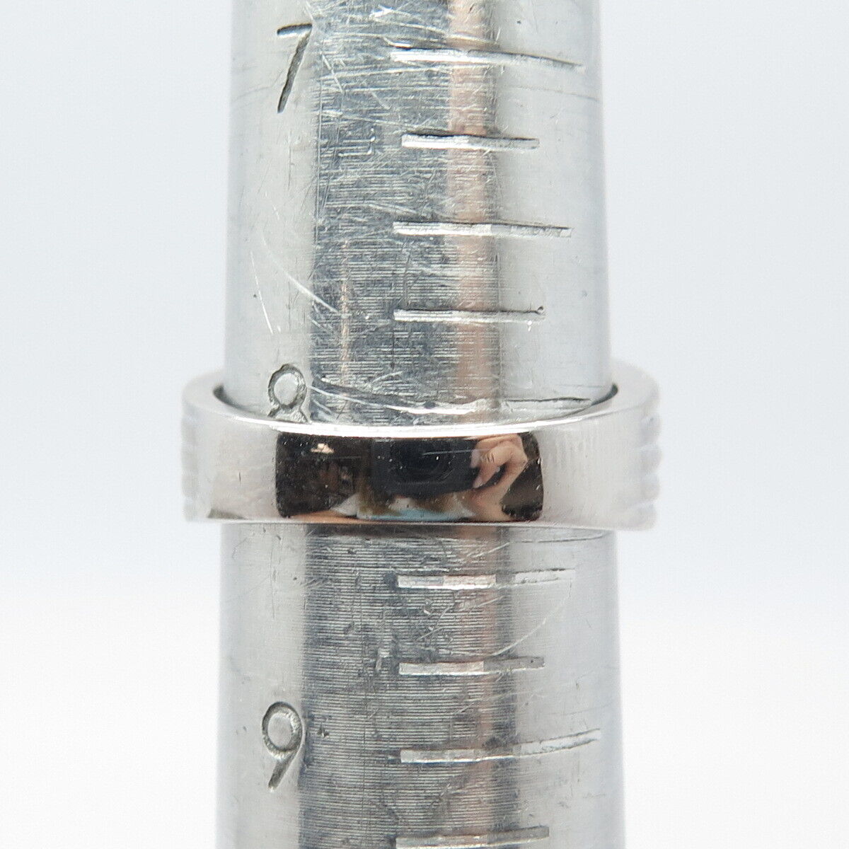 925 Sterling Silver Pave C Z Ring Size 8.25