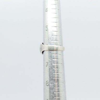 925 Sterling Silver Vintage Modernist Ring Size 6.25