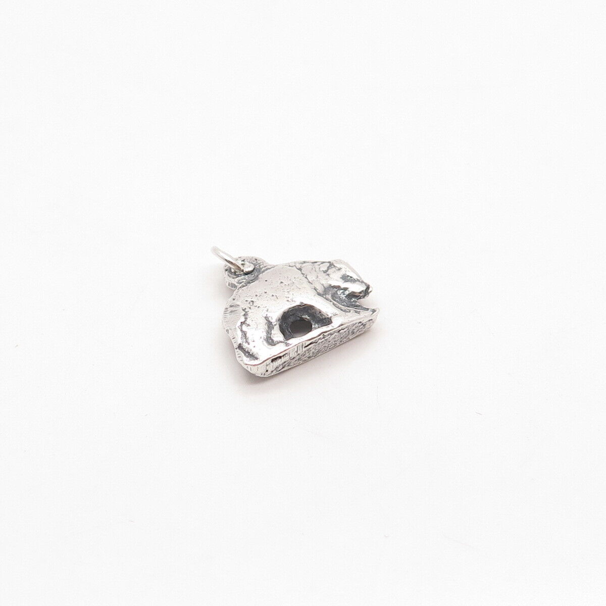 925 Sterling Silver Vintage Bear Charm Pendant