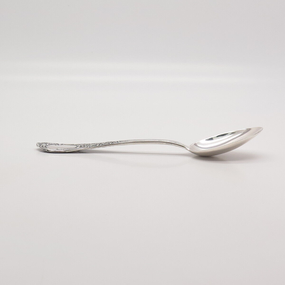 875 Silver Antique European Floral Spoon