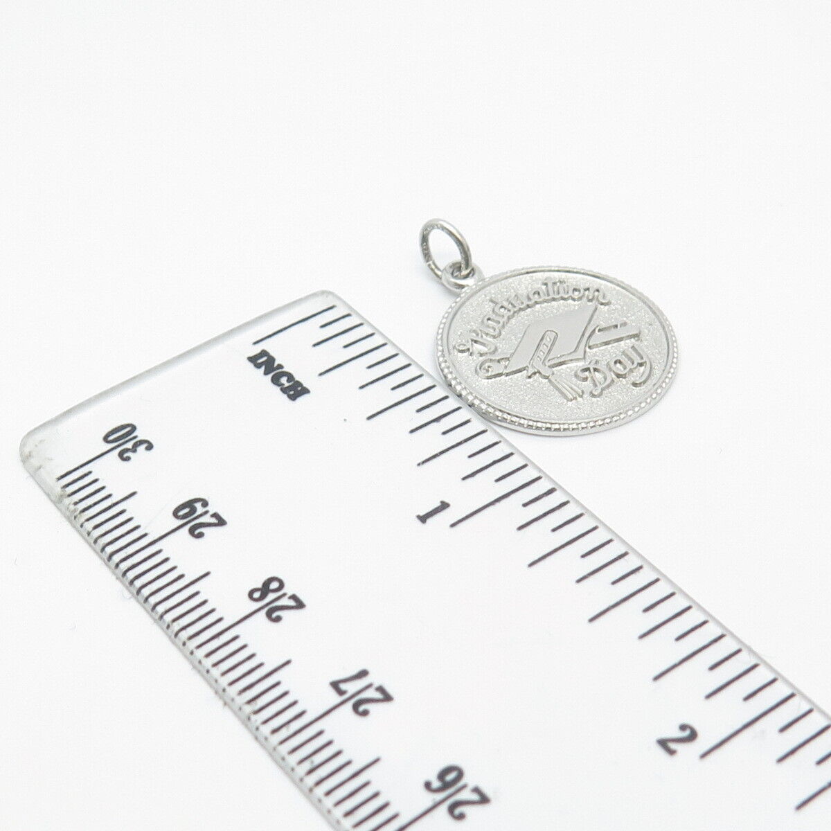 925 Sterling Silver Vintage STG GMF "Graduation Day" Round Pendant