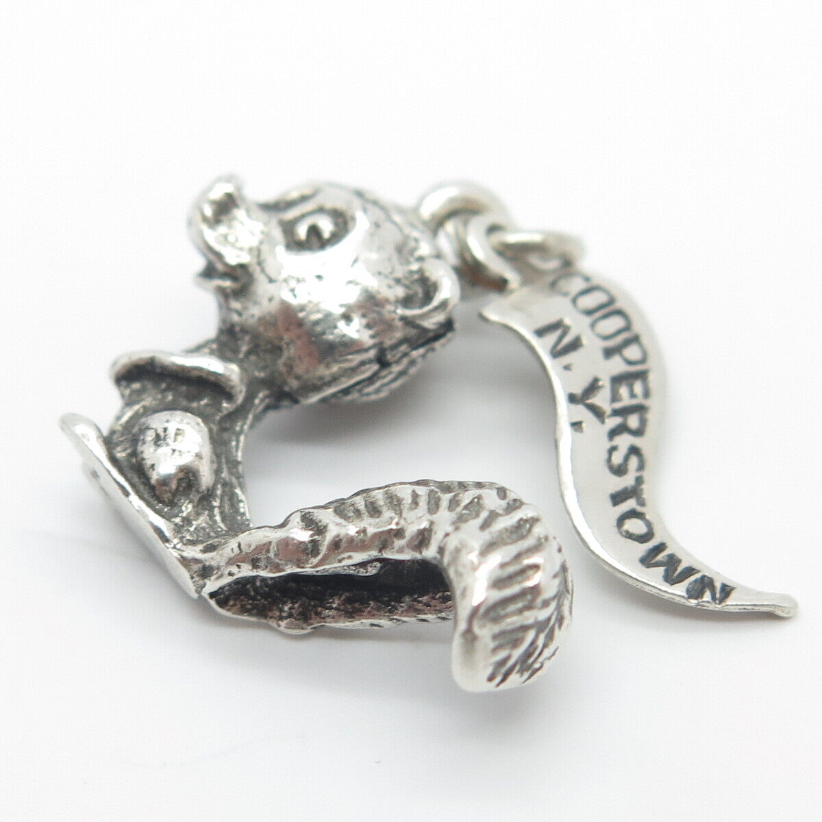 925 Sterling Silver Vintage Pacific Jewelry "Cooperstown" Squirrel Charm Pendant